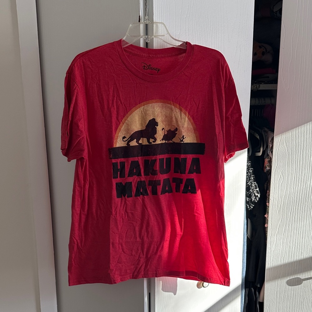 Disney Red Hakuna Matata Tee